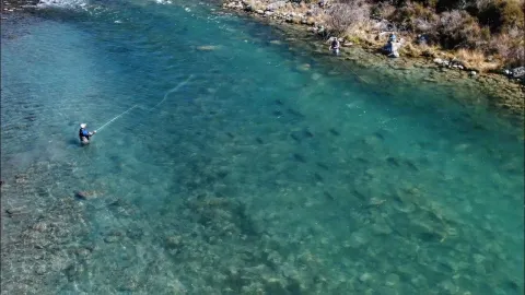 Video thumb for Fly Fishing For Crazy Giant Fish