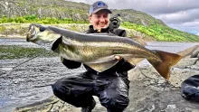 Video thumb for Pollock Fly Fishing in Norway