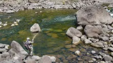 Video thumb for Fly Fishing Best Trout River I’ve ever Seen - Truck Camping