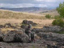 User submitted picture: Angler selecting mayfly p...