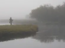 User submitted picture: Fishing in the fog. North...