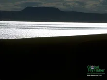 Computer screen wallpaper: An Icelandic fjord